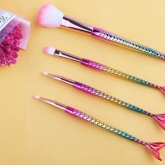 Mermaid Makeup Brush Set - Picture 1 of 1